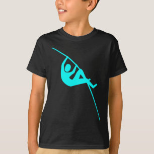 Pole Vaulting - Cyan T-Shirt