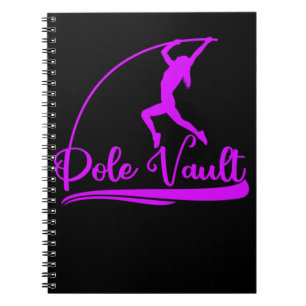 Pole Vaulting Girl Pole Vault Athlete Notebook