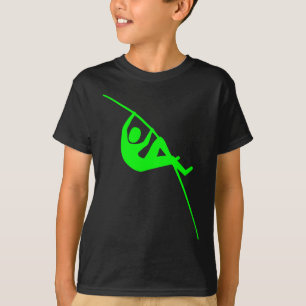 Pole Vaulting - Green T-Shirt
