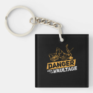 Pole Vaulting Keychain
