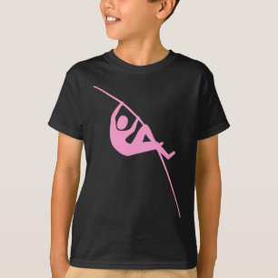 Pole Vaulting - Pink T-Shirt