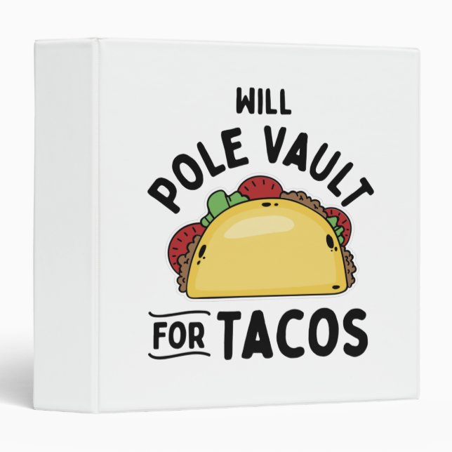 Pole Vaulting- Pole Vault For Tacos Binder (Front/Spine)