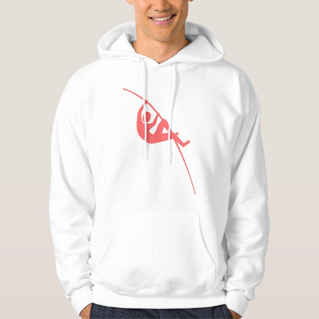 Pole Vaulting - Tropical Pink Hoodie (Front)