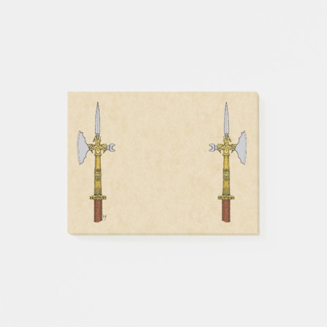 Poleaxe of Edward IV Post-it Notes (Front)