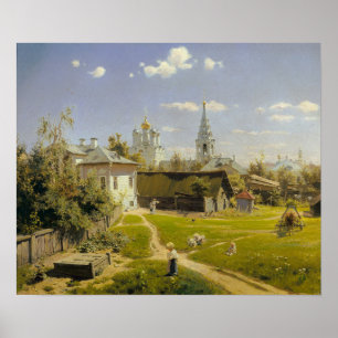 Polenov - Moscow Courtyard Poster