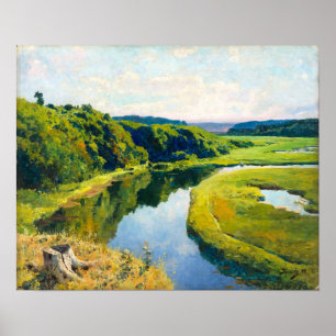 Polenov - River Klyazma Poster