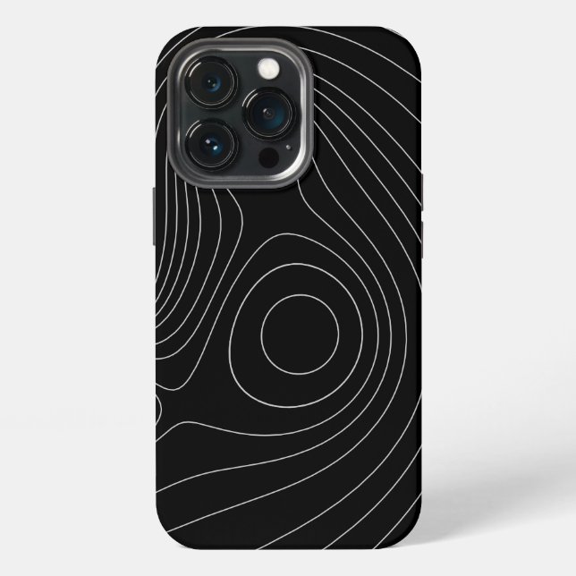 Poles and Flow  iPhone Case (Back)