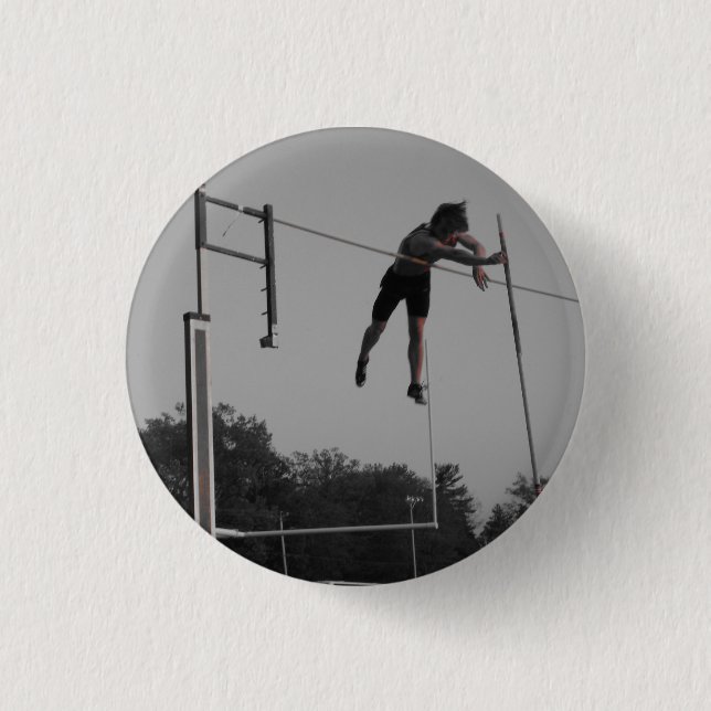 PoleVault 1 Inch Round Button (Front)