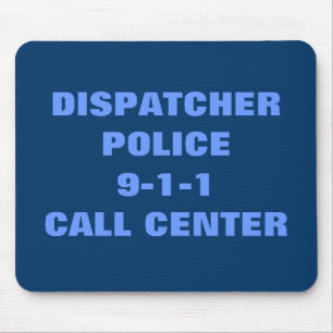 Police 9-1-1 mouse pad