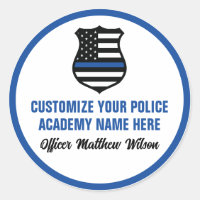Police Academy Graduate Personalized Graduation