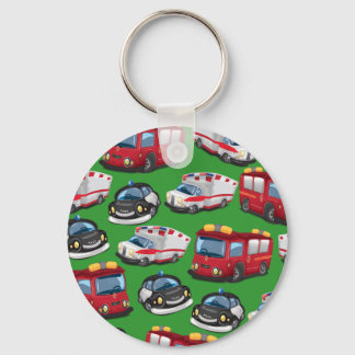 Police, Ambulance and Fire Service transport Keychain