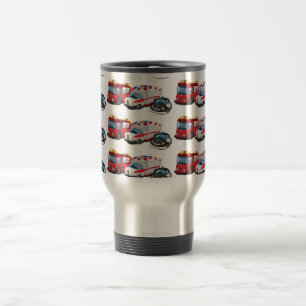 Police, Ambulance and Fire Service transport Travel Mug