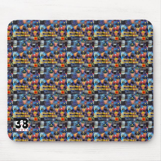 Police Appreciation Mouse Pad (Front)