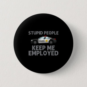 Police Art For Men Women Cop Law Enforcement Polic 2 Inch Round Button