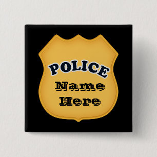 Police Badge add name button