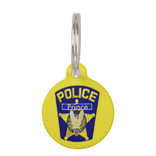 Police Badge Dog Tag