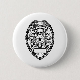 Police Badge - Generic 2 Inch Round Button