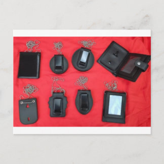 Police Badge Holder Cases Badge Holder Wallet Postcard