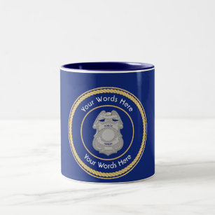 Police Badge Universal Shield Mug