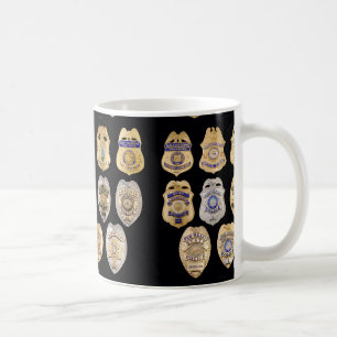 POLICE BADGES MUG