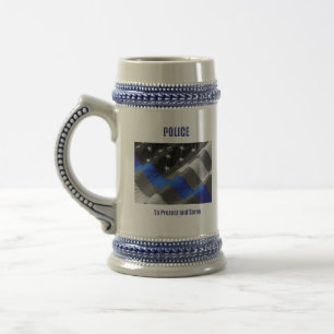 Police Beer Stein