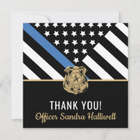 Police Blue Line American Flag First Responder