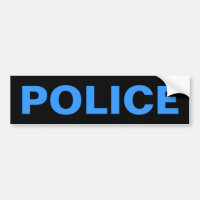 POLICE - Blue Logo Emblem