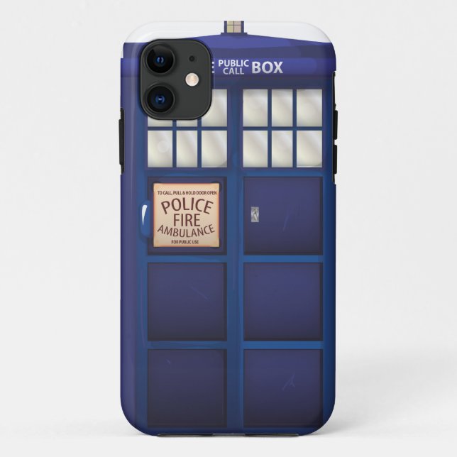 Police Box Case-Mate iPhone Case (Back)