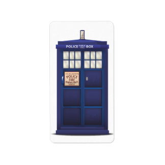 Police Box Label