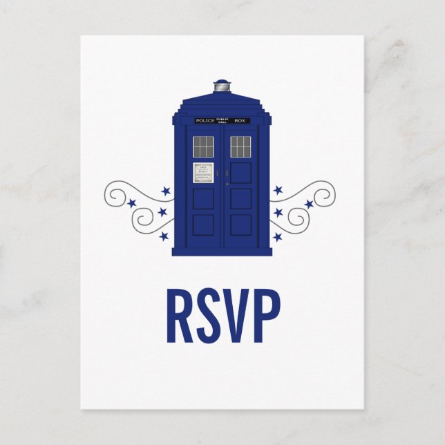 Police Box RSVP Postcard v3 (Front)