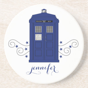 Police Box Swirls Coaster