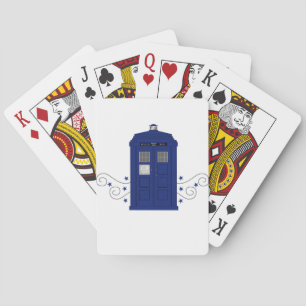 Police Box Swirls Playing Cards