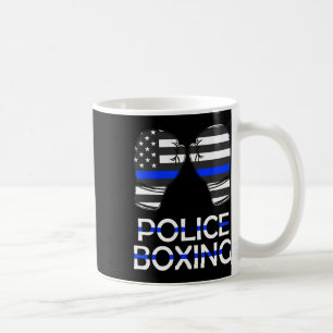 Police Boxing Blue Line Boxing Gloves Sport Gift S Coffee Mug
