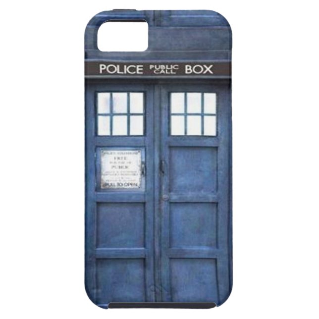 Police Call Box iPhone 5 Case (Back)