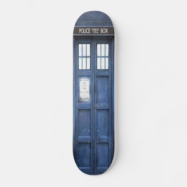 Police Call Box Skateboard Pro (Front)