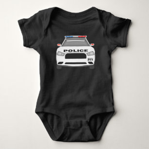 Police Car 911 Infant Boys and Girls Baby Bodysuit