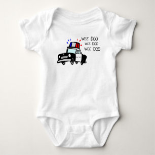 Police Car Baby Bodysuit