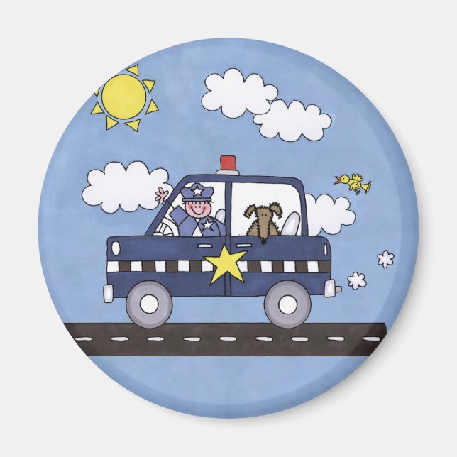 Police Car Magnet (Front)