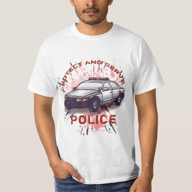 Police Car t-shirt (Front)