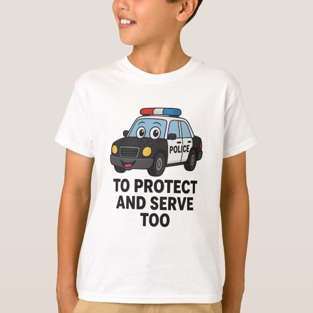 Police Car T-Shirt (Front)
