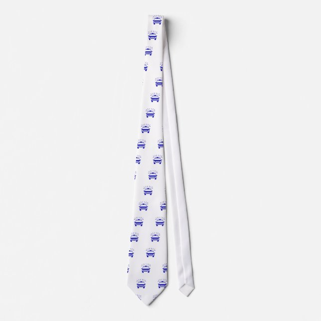 Police Car Tie (Front)