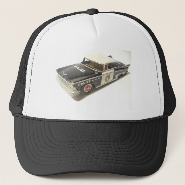 Police Car Trucker Hat (Front)