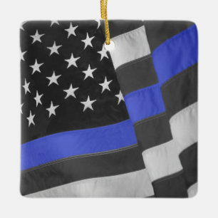 Police Ceramic Ornament