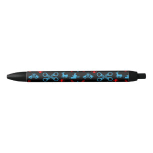 Police Christmas Decorative Black Ink Pen