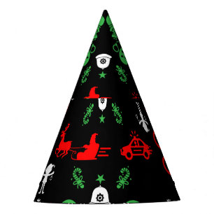 Police Christmas Decorative Party Hat