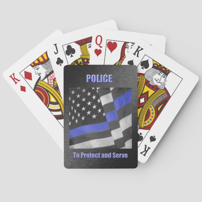 Police Classic Playing Cards (Back)