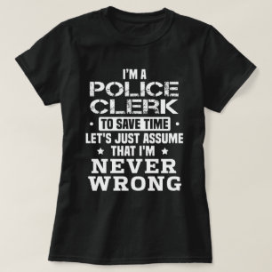 Police Clerk T-Shirt