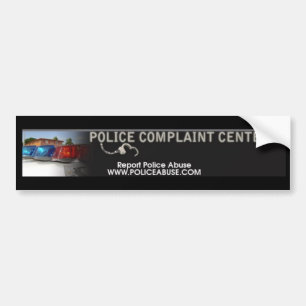 POLICE COMPLAINT CENTER BUMPER STICKER