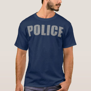 Police  Costume For Halloween  T-Shirt