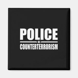 Police Counterterrorism Law Enforcement Costume Un Magnet